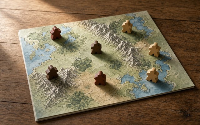 Open notebook and wooden figures representing the free TABLE Method™ quick-start guide