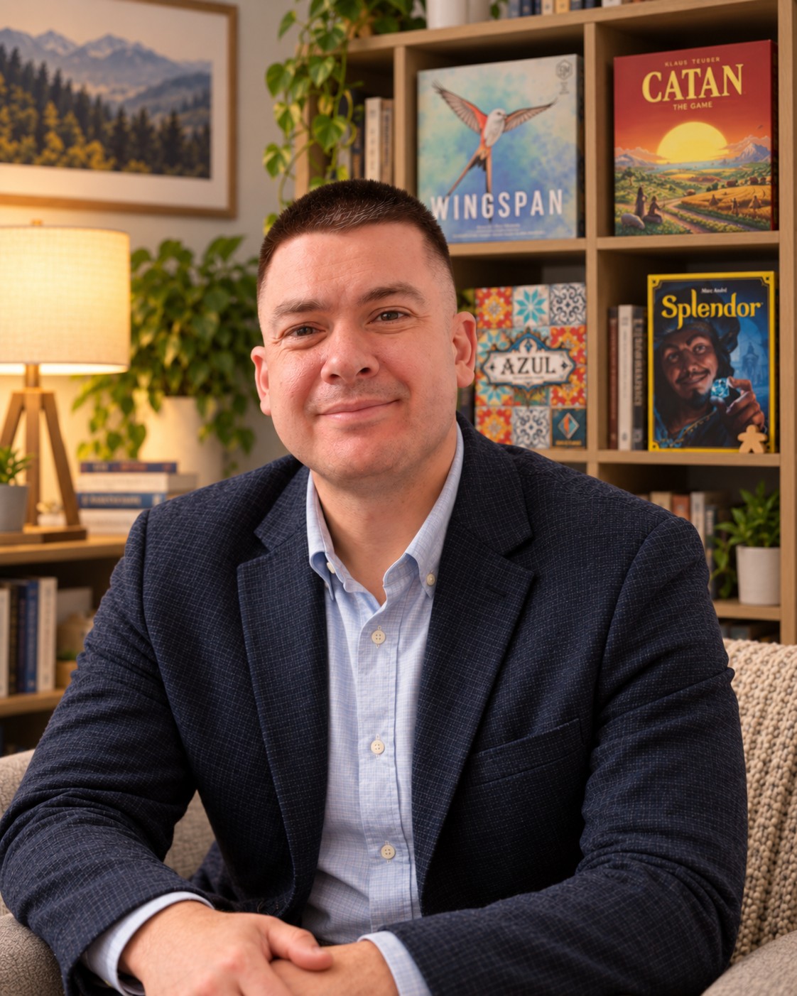 Sean M. Smith, founder of Board Game Therapy