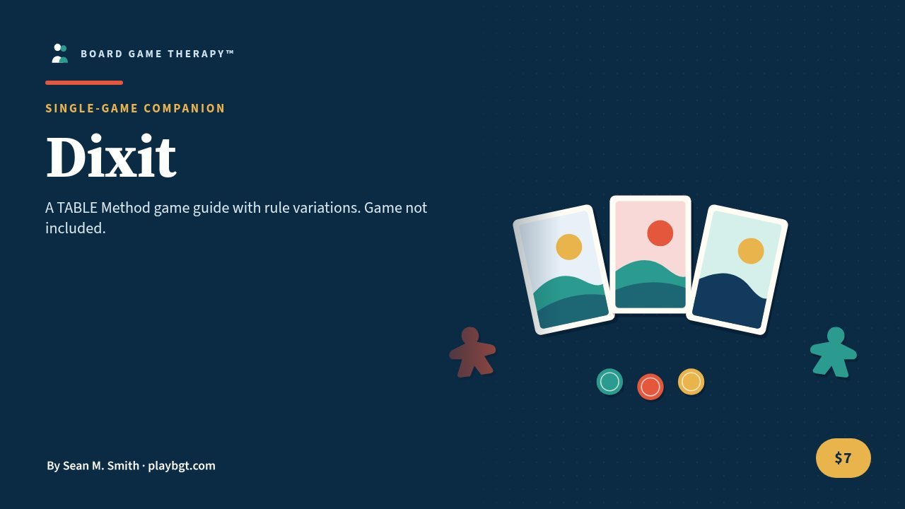 Dixit TABLE Method™ Game Guide cover