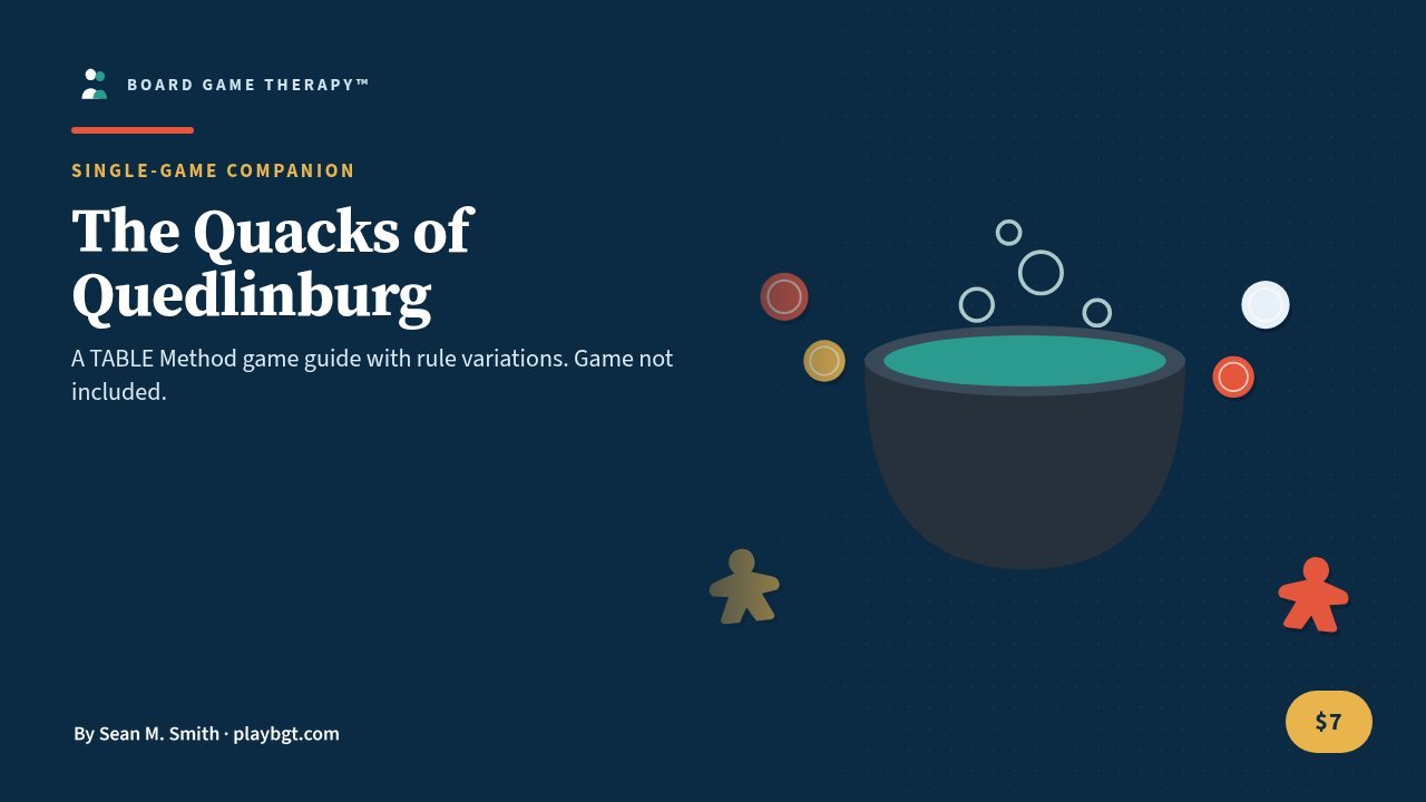 The Quacks of Quedlinburg TABLE Method™ Game Guide cover