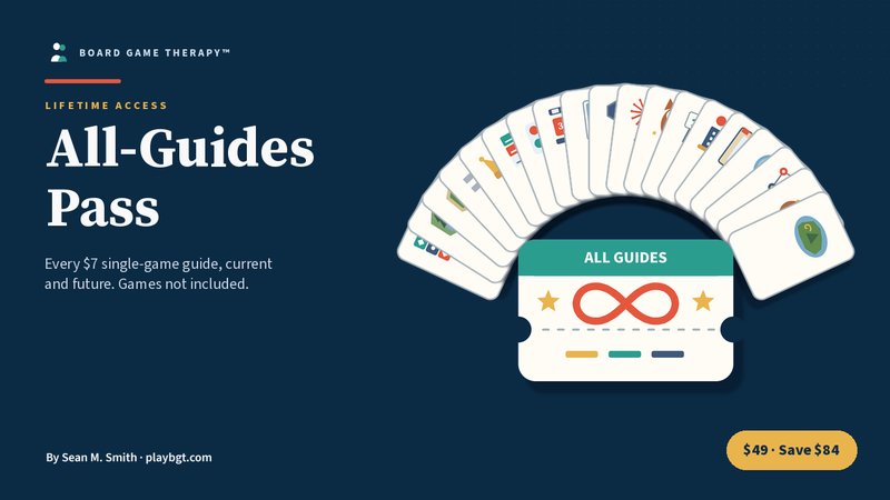 All-Guides Pass cover with a fan of game guide cards
